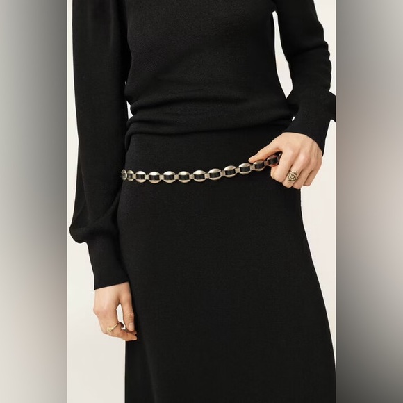 BA&SH  BRISKA
Thin adjustable belt In Black main image 7